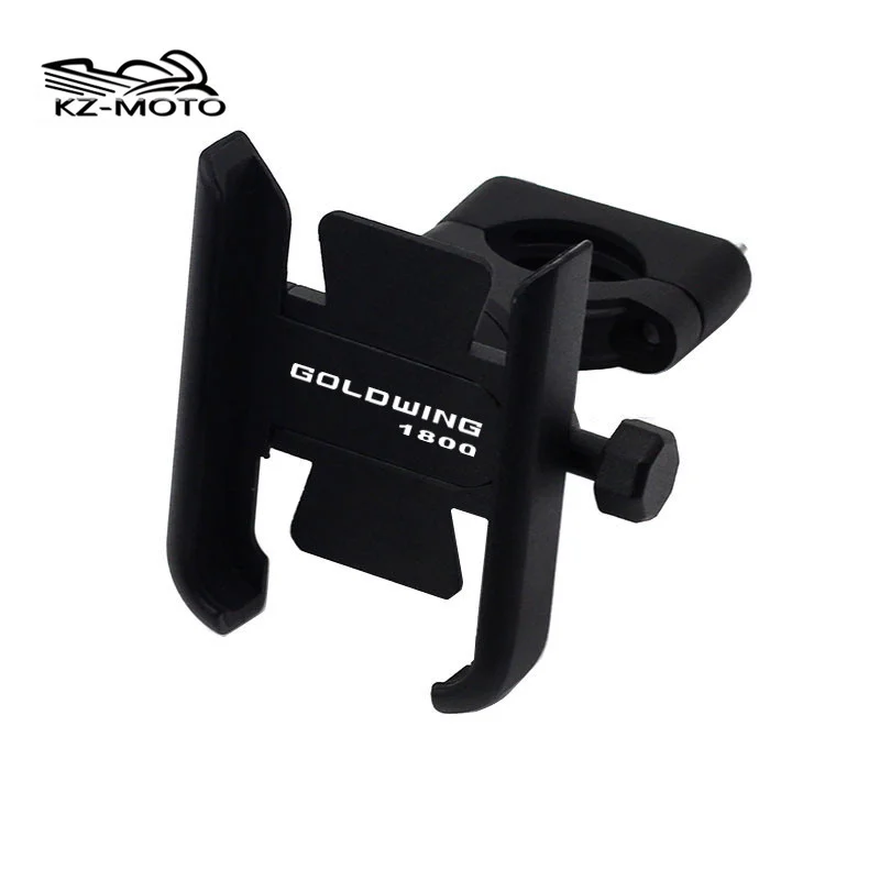 for honda goldwing 1800 goldwing 1800 logo motorcycle mirror mobile phone holder gsp handlebar phone stand bracket accessories free global shipping