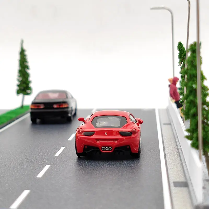 Oversteer 1/64 Road Way B OS640003 литье под давлением Diorama Yaotai модель украшения сцены |