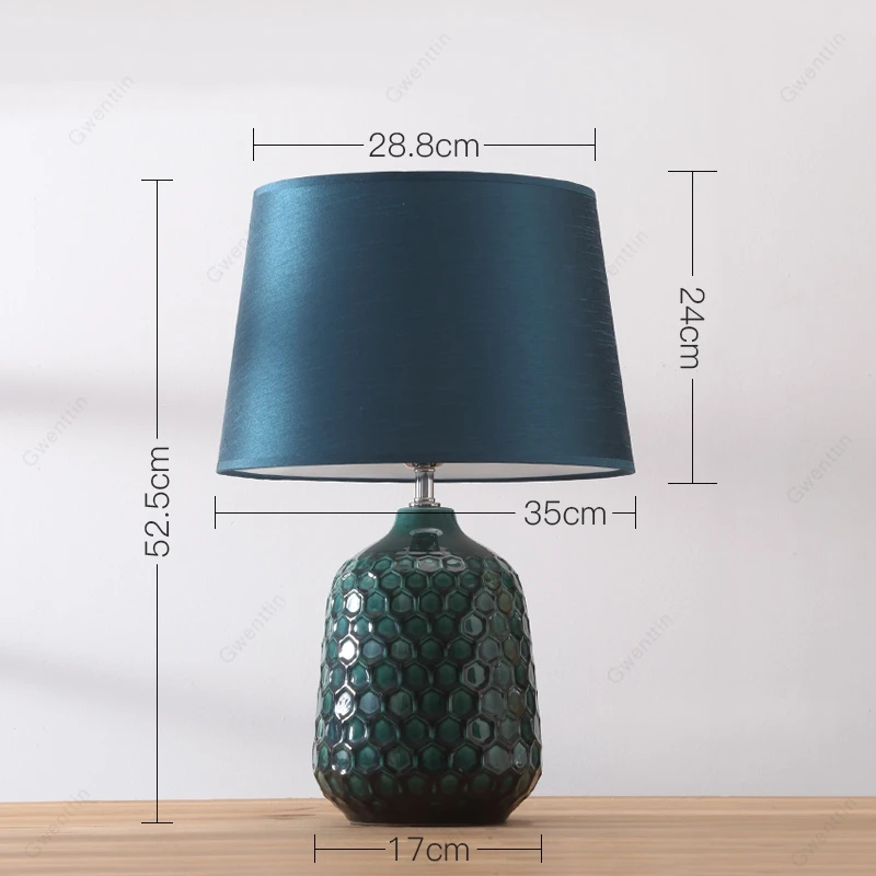 Винтажные Керамические настольные лампы для гостиной спальни прикроватный