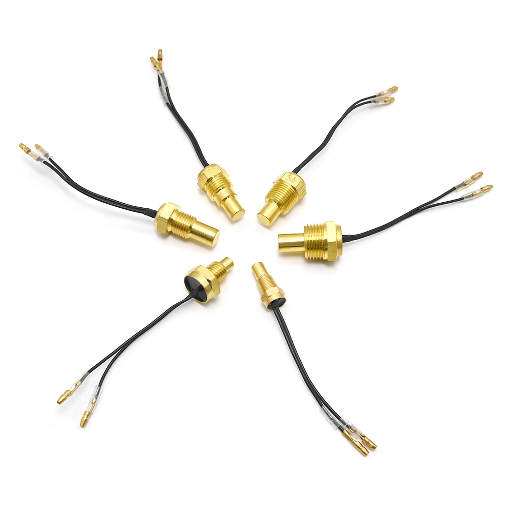 10MM 12MM 14MM 16MM 17MM 18MM 21MM Water Temperature Sensor Universal For 12V/24V Digital Car Truck Gauge Electric Meter NPT1/8 |
