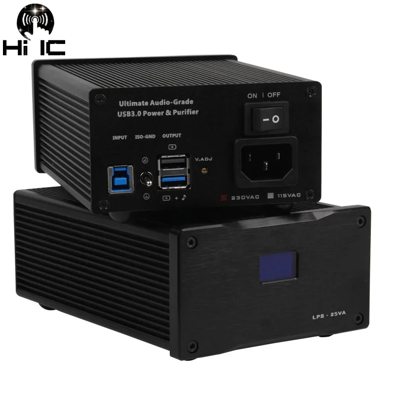 Hi-Fi аудио 25 Вт USB 3.0 фильтр питания DC Линейный источник для цифрового интерфейса DAC