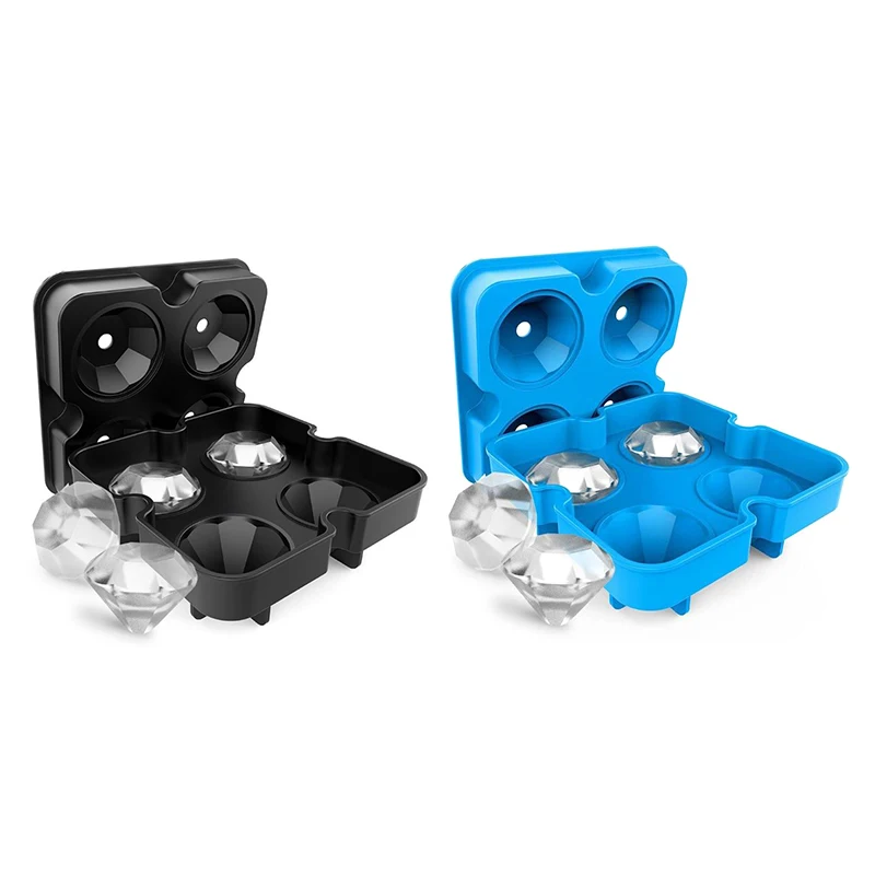 

Diamond Ice Lattice Silicone Ice Cube Tray Mold Diamond Ice Cream Maker Mould
