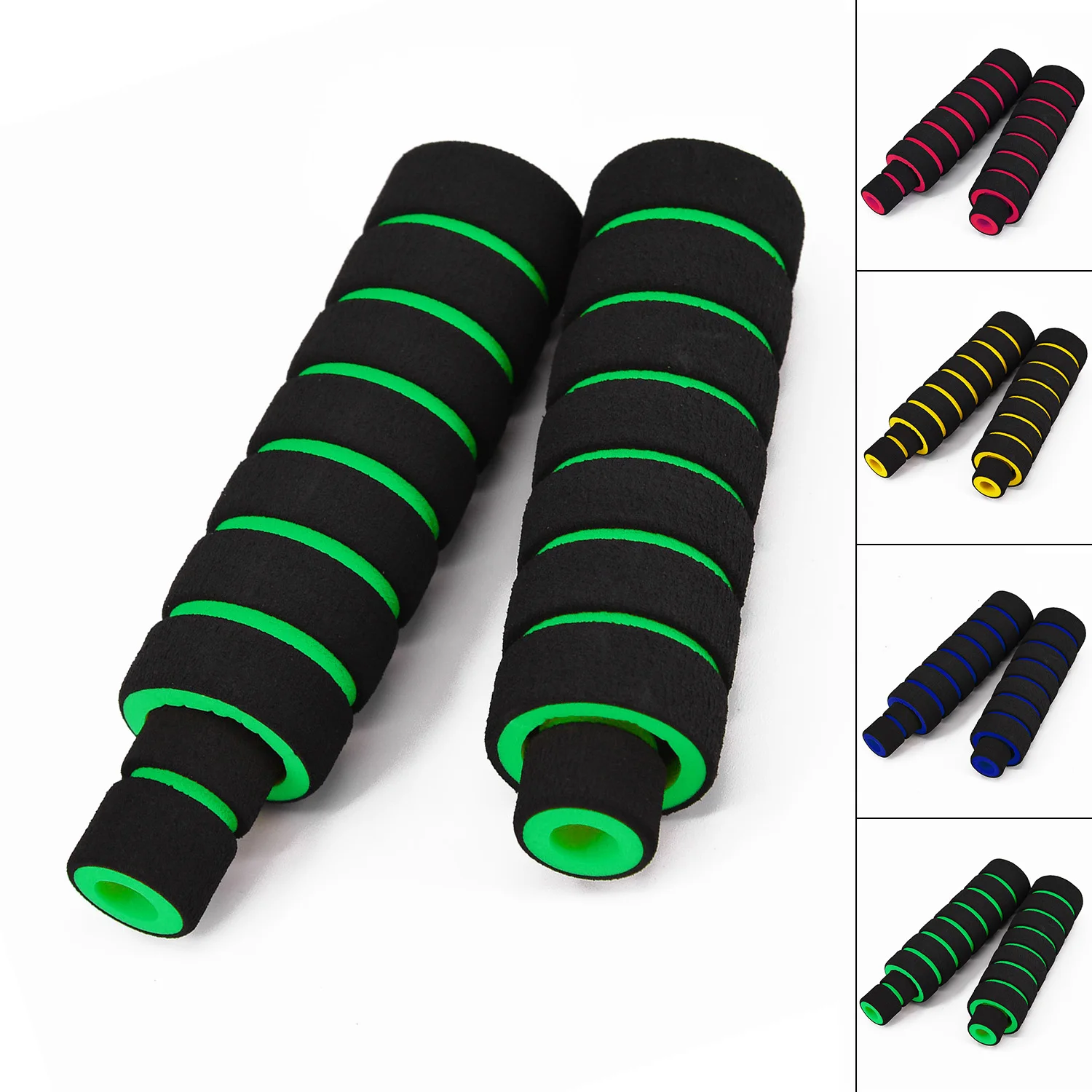 

4pcs Motorcycle Bike Cycling Handle Bar Grip + Brake Clutch Lever Soft Foam Cover For Motorcycle Bike Handle Bar And Brake Bar U