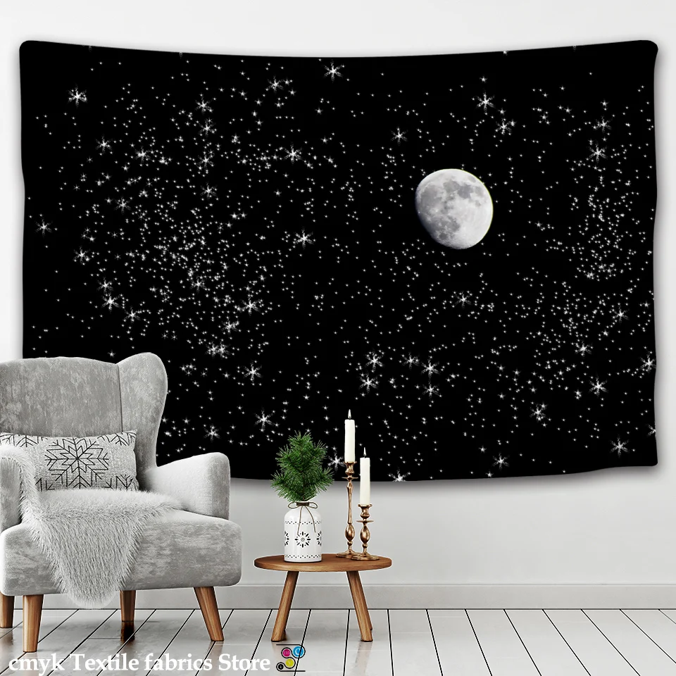 

Heißer pin Hängen Tuch Konstellation Tapisserie Druck Hängenden Bild Tischdecke strand handtuch wand dekoration Dekorative Tuch