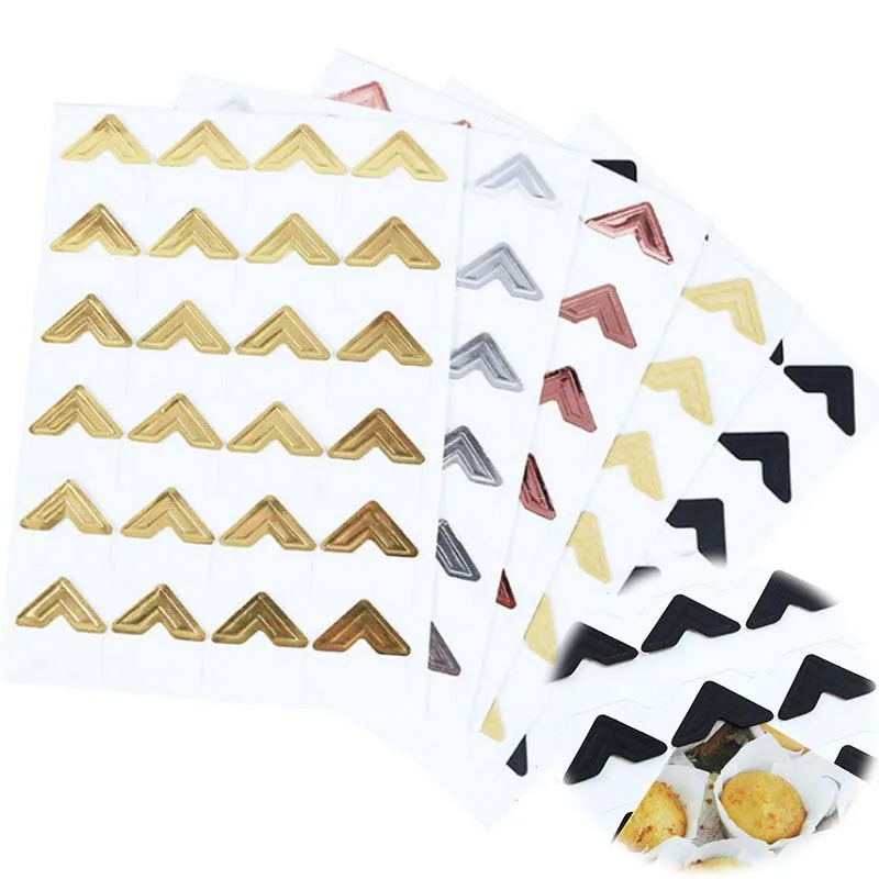 

Card Protector Stickers 120pcs Album Photo Corner Self Adhesive Picture Frame