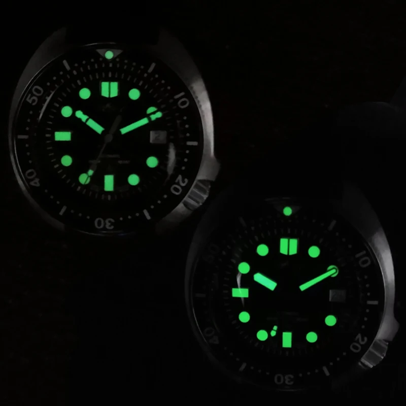 

Heimdallr Men's Sporty Dive Watch Brushed Case Black Dial Luminous Sapphire 300M Water Resistance ETA 2824 Automatic Movement