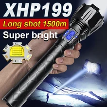 Super XHP199 Most Powerful Flashlight Rechargeable LED Torch Light XHP160 High Power Led Flashlights XHP100 Usb Tactical Lantern