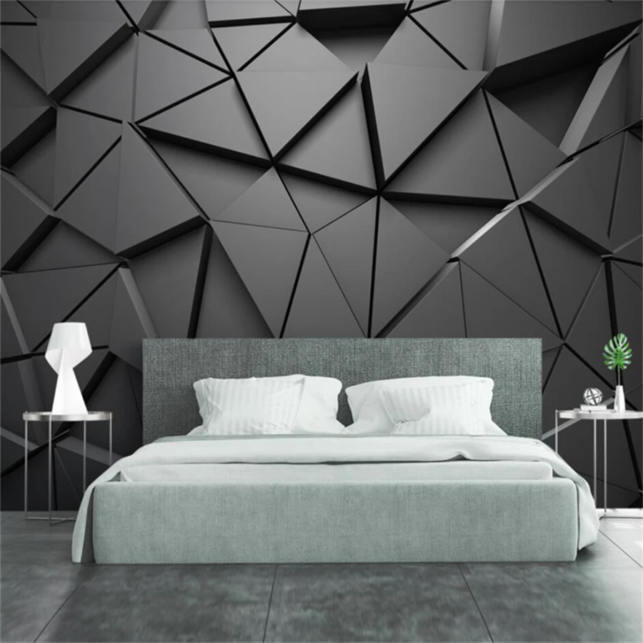 Обои на заказ wellyu de pared модные 3d фотообои с абстрактными и серыми
