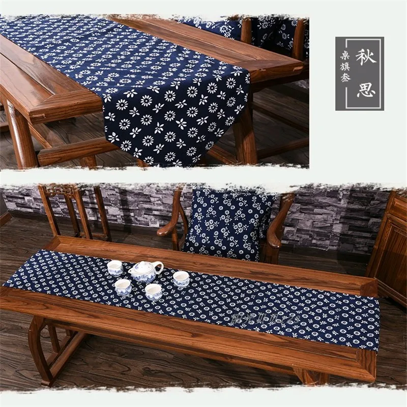 Двусторонняя батиковая ткань синего цвета ручной работы индиго темно-синего для