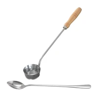 long handle stainless steel tea coffee spoon with stainless steel kitchen cake making mold