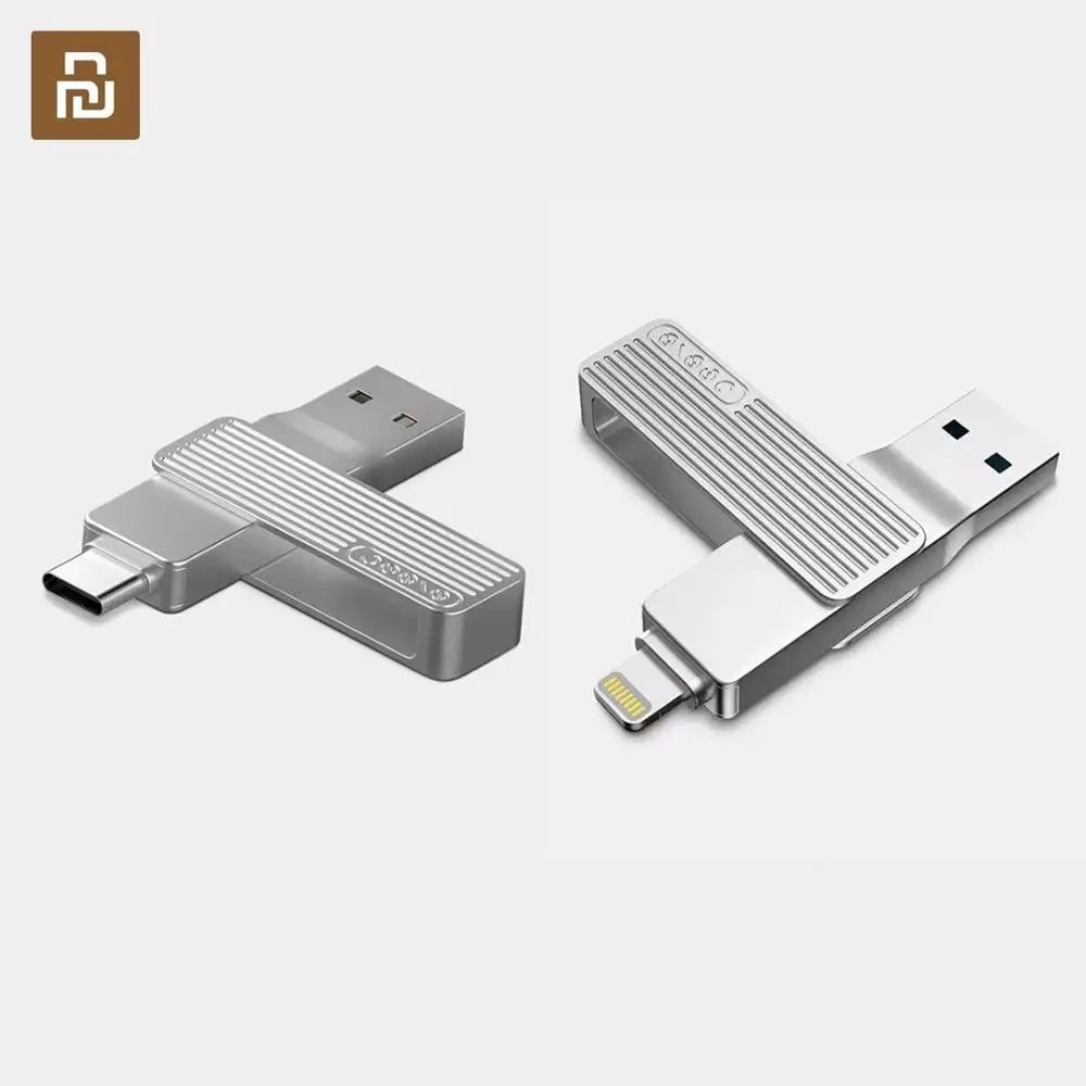 Youpin Jesis USB Type C двойной интерфейс 3 1 мобильный телефон U диск из алюминиевого сплава