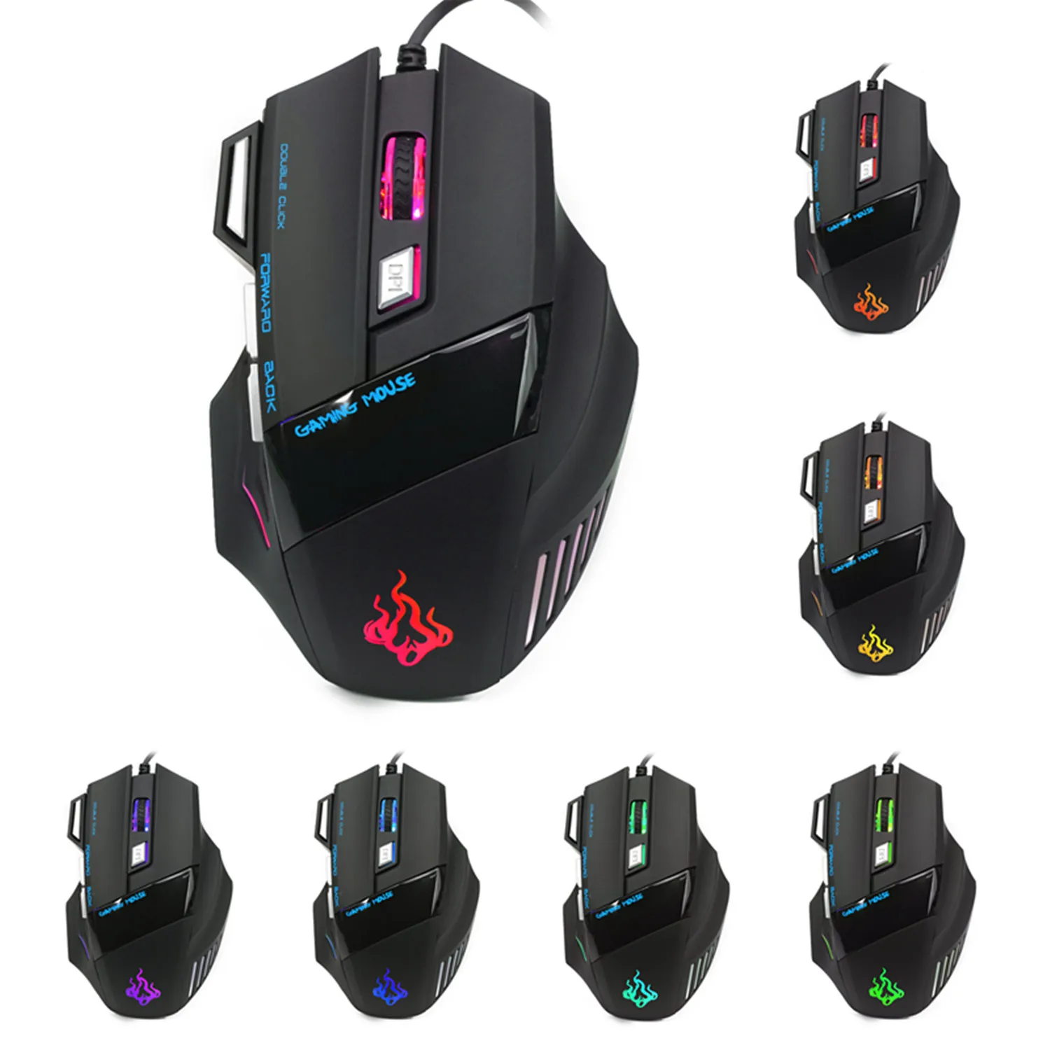 

Jwfy Colorful Luminous Game Mouse Is Suitable For Professional Players Mouse