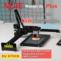 neje master 2s plus 80w cnc router lightburn laser wood cutter engraver printer engraving machine wireless bluetooth app control