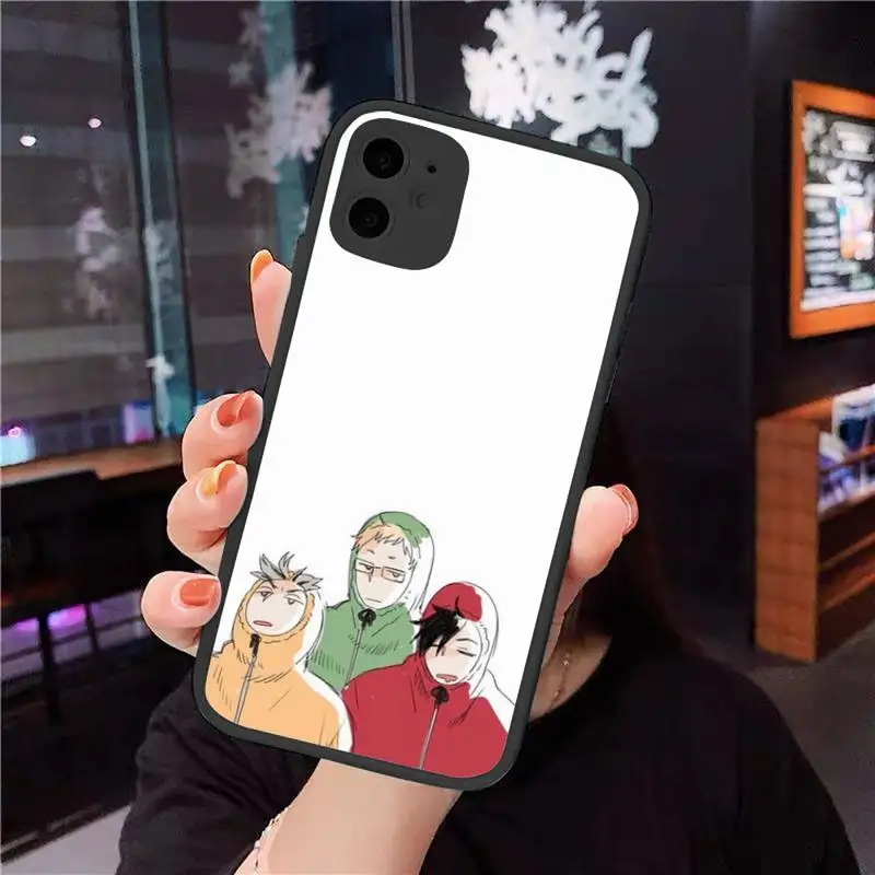 

anime cartoon Haikyuu Phone Case Matte Transparent for iPhone 11 12 7 8 s mini pro X XS XR MAX Plus cover