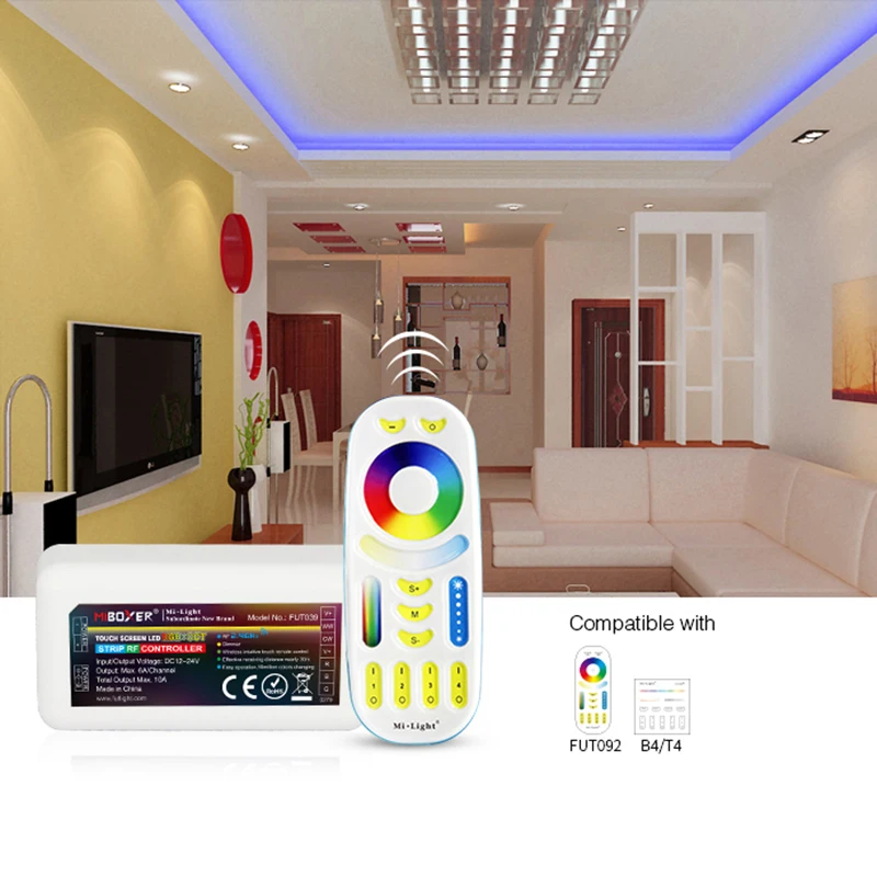 Контроллер светодиодной ленты Mi light 2 4G постоянный ток 12 В 24 Max10A boxer dim mi