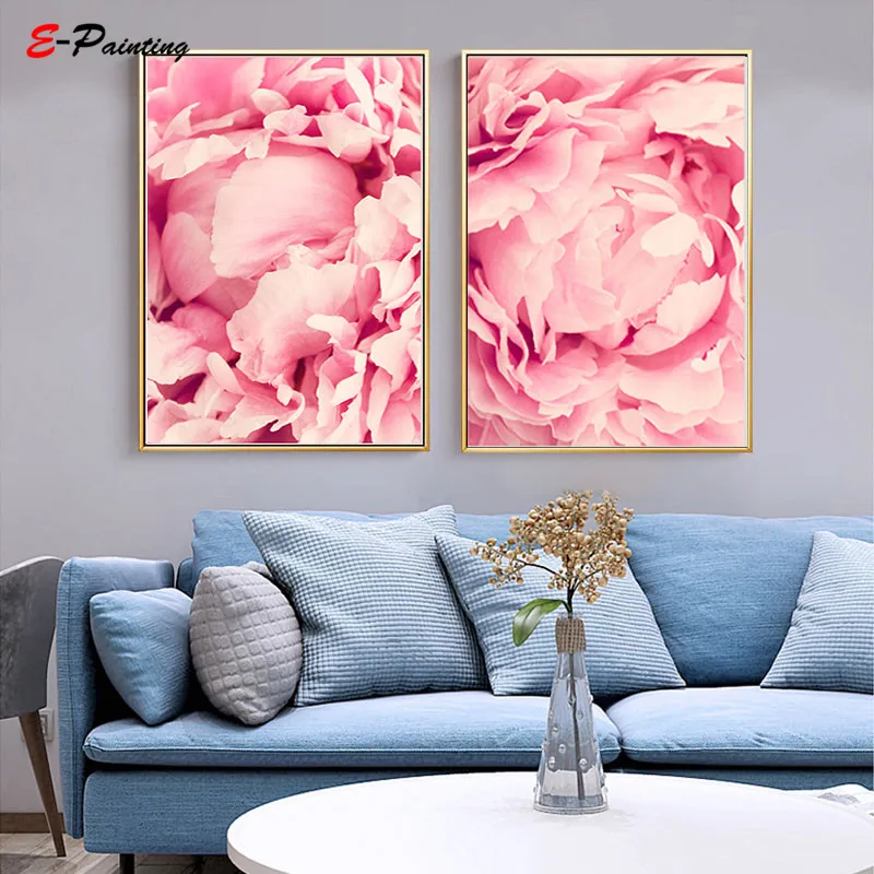 Абстрактная фотография с розовыми пионами | Дом и сад