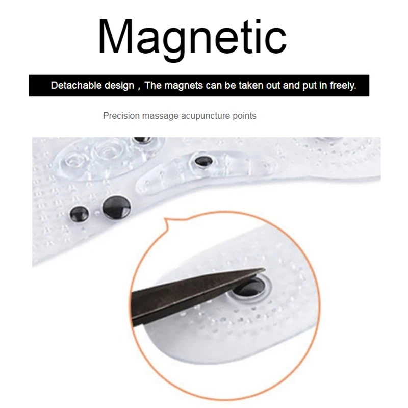 Soumit Магнитная Массажная стелька Акупрессура терапия потеря веса похудения