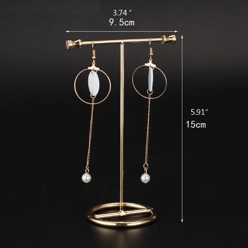 

Jewelry Display Stand Show Earrings Necklace Bracelet Storage Jewelry Showcase T4MD