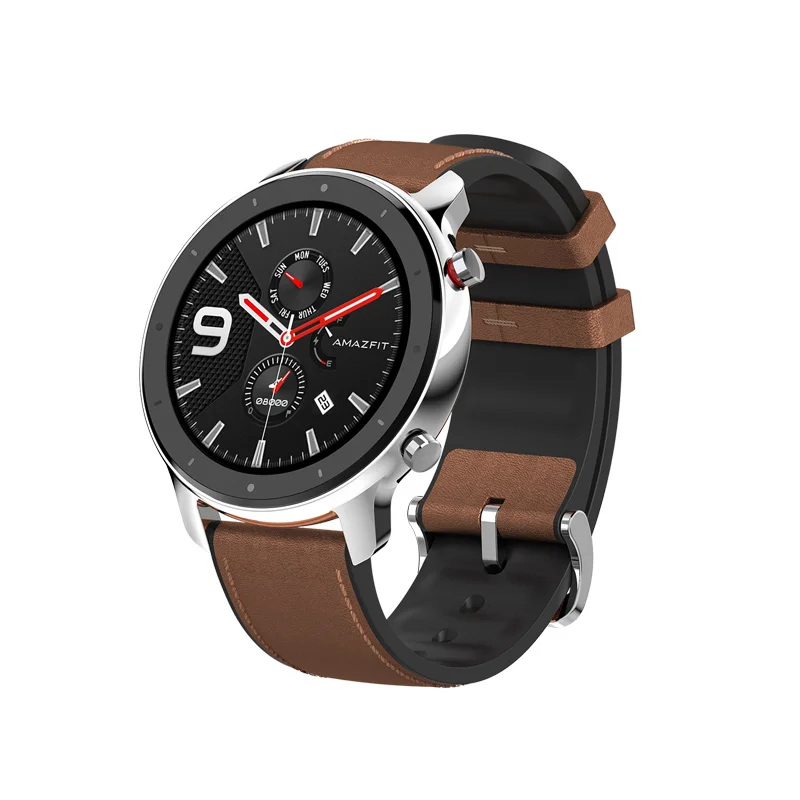 47mm Stainless Глобальная версия Amazfit GTR 47 мм 42 мм Смарт часы Redmi AirdotsGPS 5ATM водонепроницаемый 24 дня батарея Bluetooth музыка - Цвет: 47mm Stainless