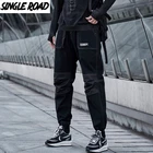 Однодорожные мужские брюки-карго, мужские джоггеры, мужская мода 2021, Techwear, хип-хоп, Японская уличная одежда, шаровары, брюки для мужчин