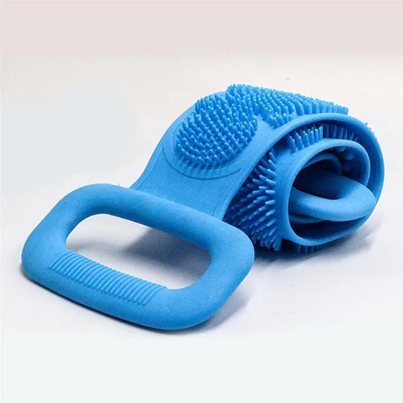 

Magic Silicone Brushes Bath Towels Rubbing Back Mud Peeling Body Massage Shower Extended Scrubber Bathroom Clean Skin Brushes