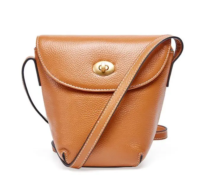 2020 new classic Genuine Leather Luxury shoulder bags Designer  women summer Crossbody Purse Bag lady bucket shoulder sling bag