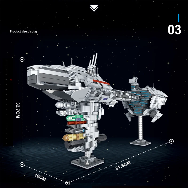 

New Technical Star Toys UCS Nebulon-B Medical Frigate Building Blocks Model MOC Assemble Bricks Toy gifts for children