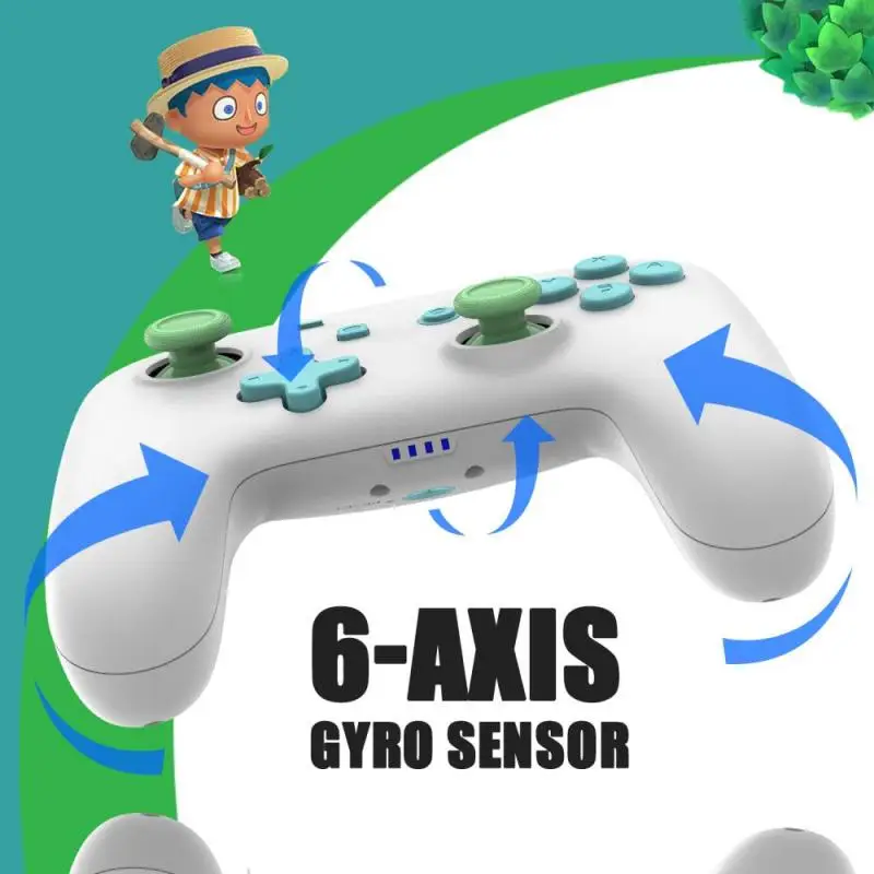 Wireless Bluetooth Gamepad For Switch Pro NS Video Game USB Joystick Controller Dual Vibration Console With 6-Axis | Электроника