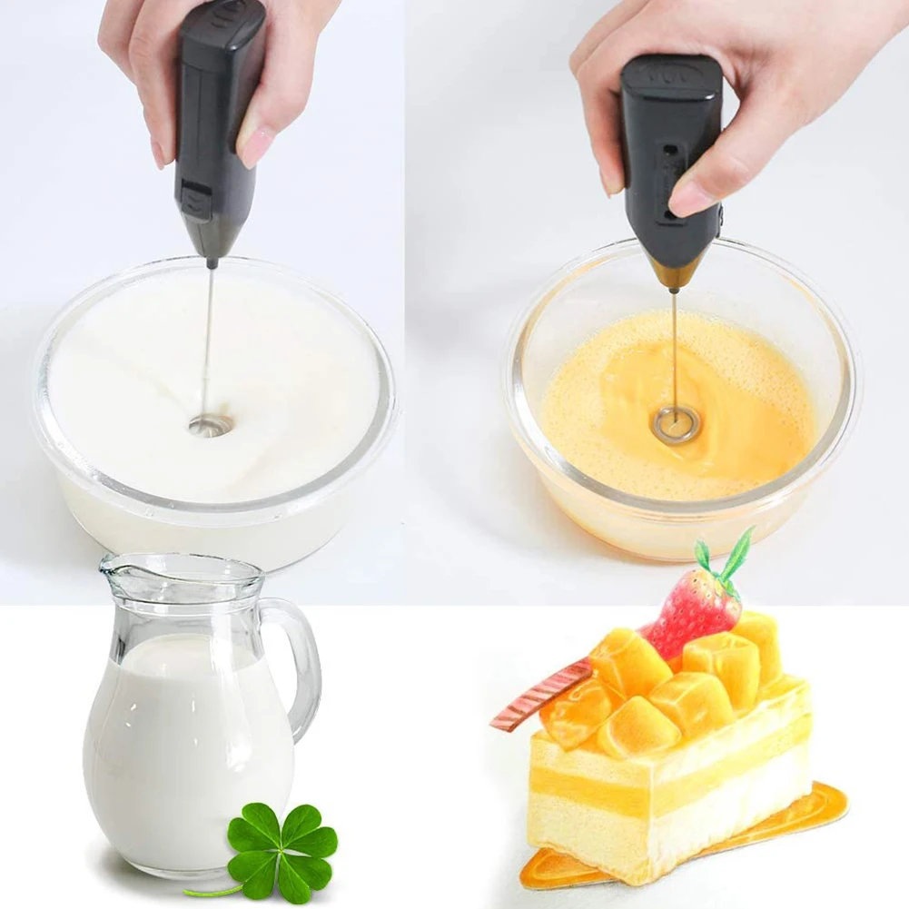 

Hand-held Cream Mixer Milk Coffee Whisk Foamer Electric Whisk Mixer Portable