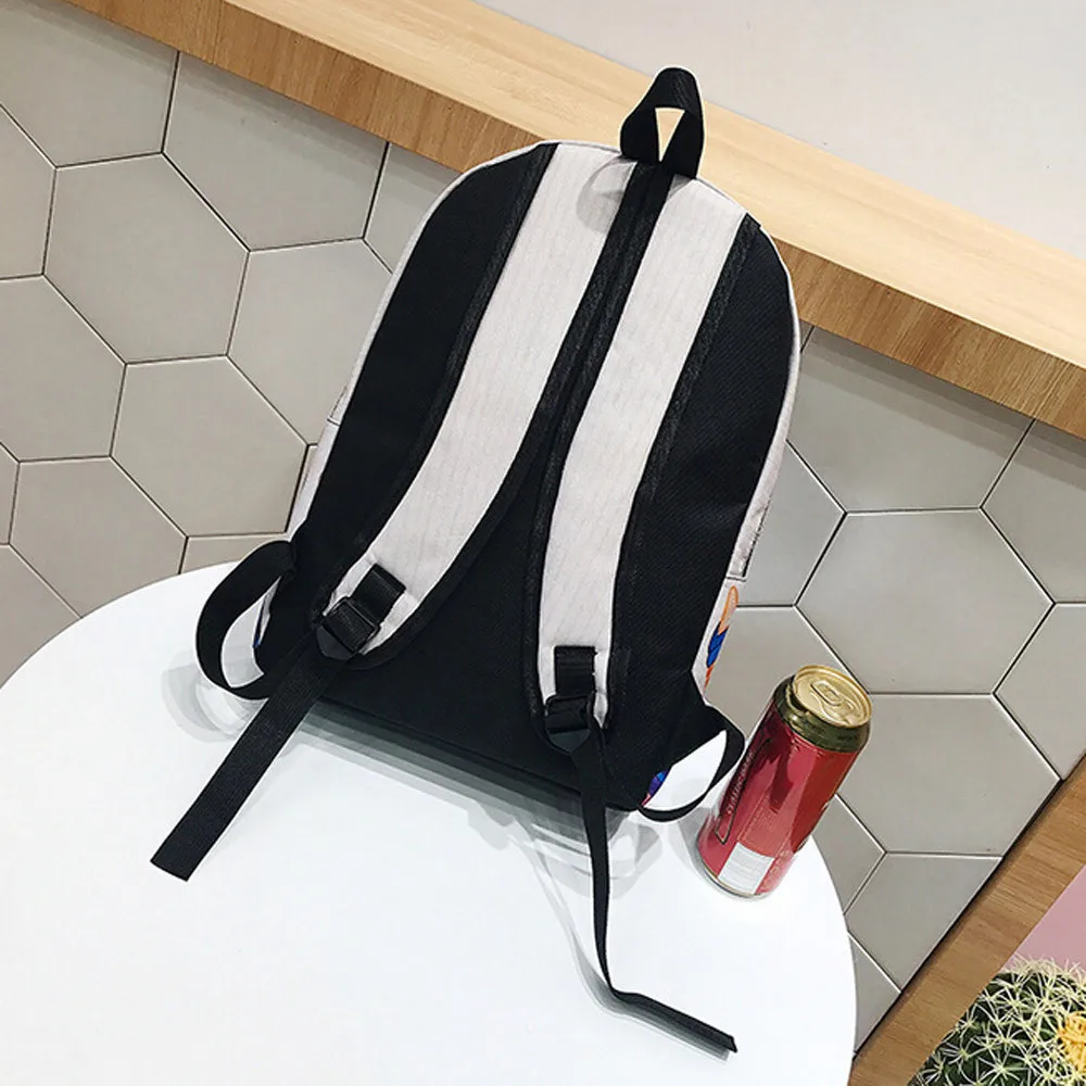 Женский тканевый рюкзак WEIXIER дизайнерский с принтом милого кота в Корейском