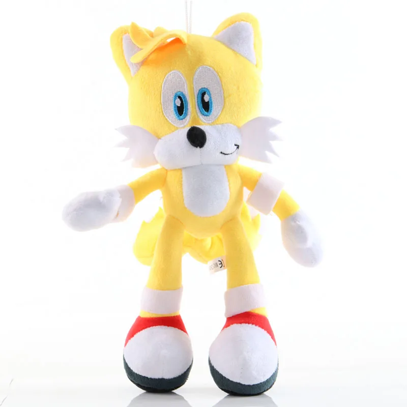 6 unids/lote 28cm mu&ntilde;eco de peluche Sonic juguetes sombra mu&ntilde;eco de peluche Sonic, mu&ntilde;eca de peluche de juguete de puercoesp&iacute;n dormitorio Casa decor ni&ntilde;os regalos-3