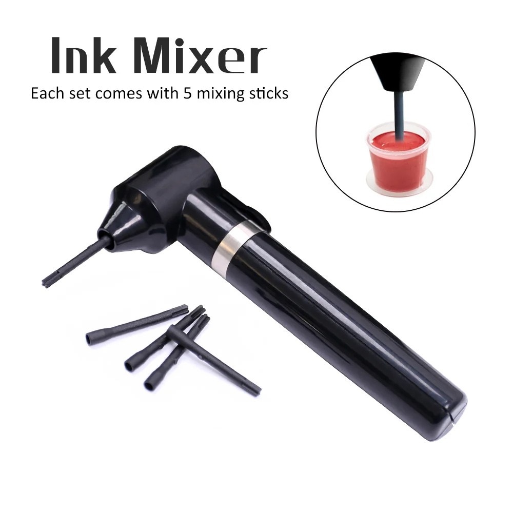 1 шт. миксер для татуировок с 5 палочками 4 цвета | Красота и здоровье