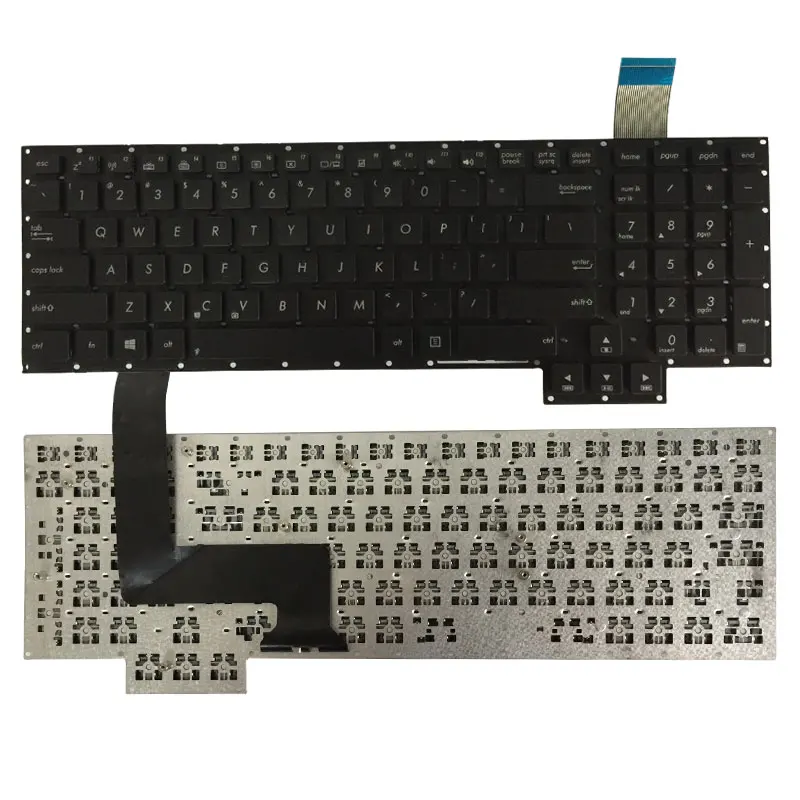 Новая английская черная клавиатура для ноутбука Asus G750 G750JH G750JM G750JS G750JW G750JX