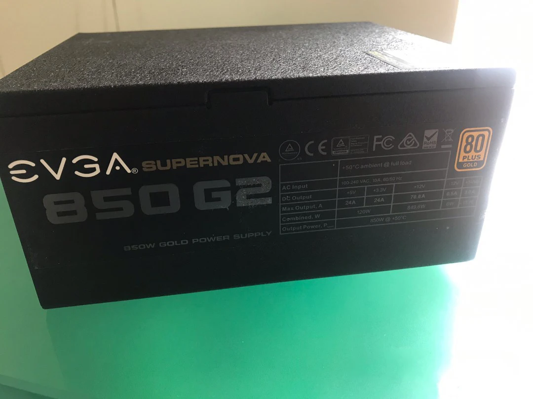 

Used original 850G 850G2 850G3 850P2 850w power supply (80plus Gold /full module) desktop computer power supply