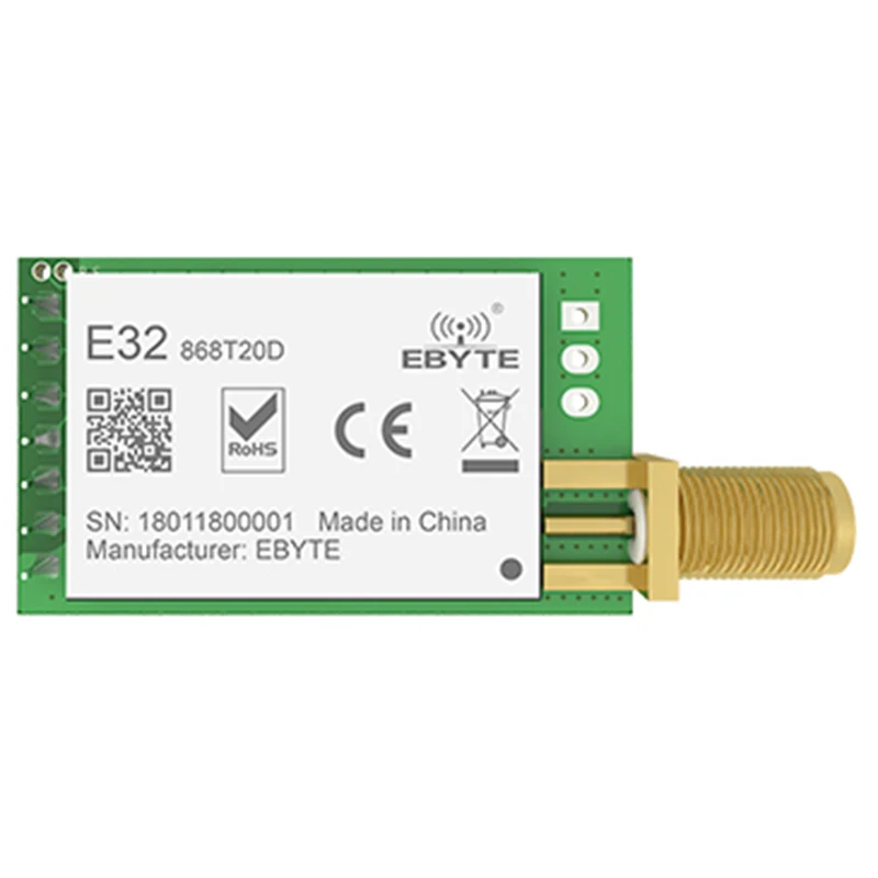 

EBYTE LoRa SX1278 SX1276 433 мгц радиочастотный модуль передатчик приемник 8000 м E32-433T30D UART дальность 1 Вт Радиотрансивер