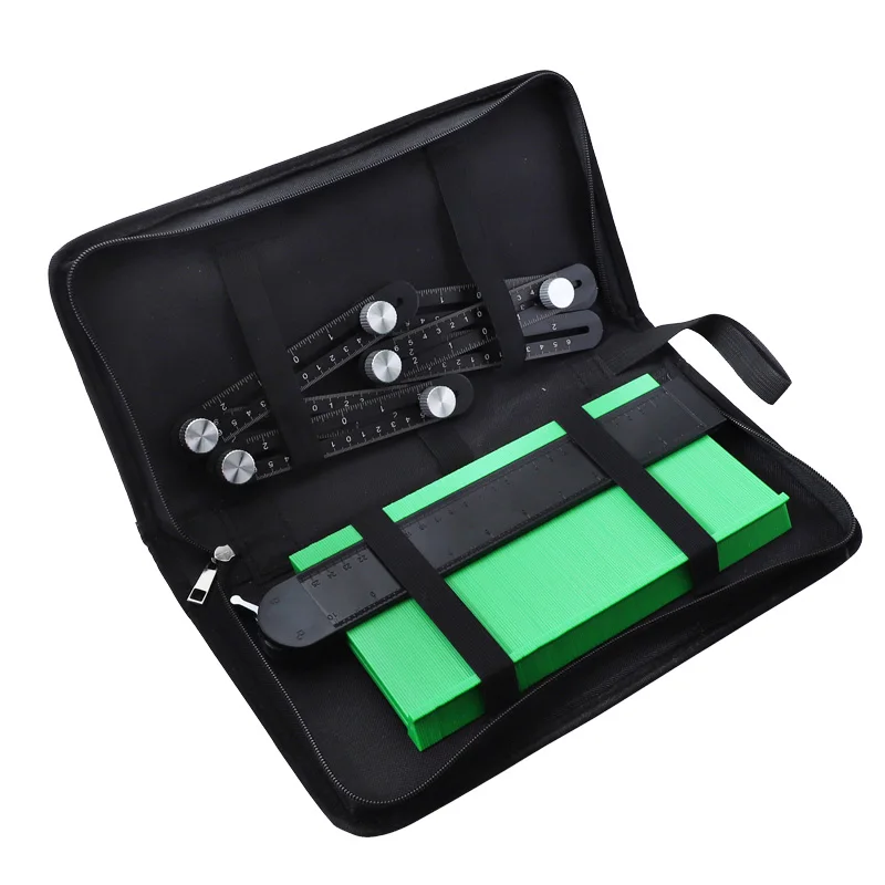 

Widen Contour Gauge с замком, 10-дюймовая линейка для измерения дерева, ABS-линейка для нанесения контура для разметки ламината, плитки