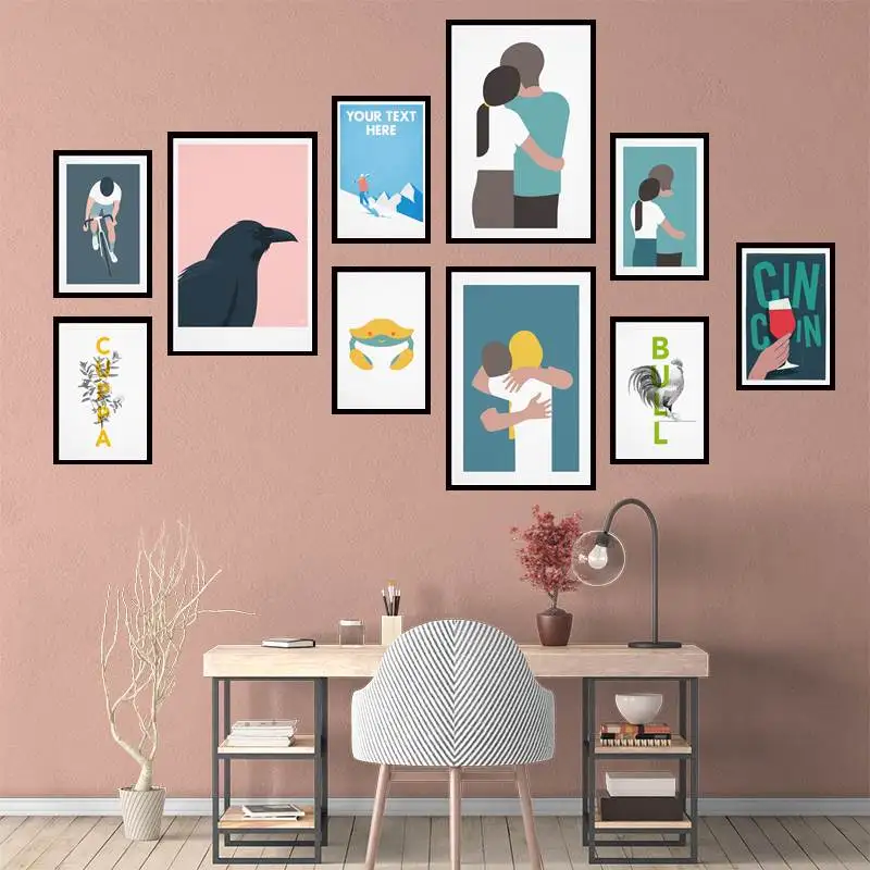 

Cin Cin bar poster for wine lover Kitchen Art Poster for Bedroom Home Decor