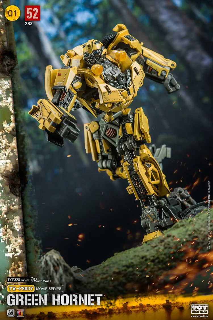 Трансформация KO Toyworld TW-FS03Y Второй мировой войны большая пчела сплав старая живопись SS масштаб фигурка робот Коллекция игрушек модель