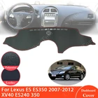 Нескользящий кожаный коврик для Lexus ES ES350 2007  2012 XV40, чехол для приборной панели, Солнцезащитный коврик, защитные аксессуары ES240 350 2009 2011