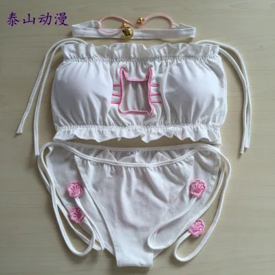 Комплект нижнего белья с аниме мультяшным изображением водного кота нижнее