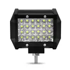 4-рядный светодиодный прожектор, 1 шт., 72 Вт, 12 В, 24 В, противотуманная фара для вождения по бездорожью, для грузовика, лодки