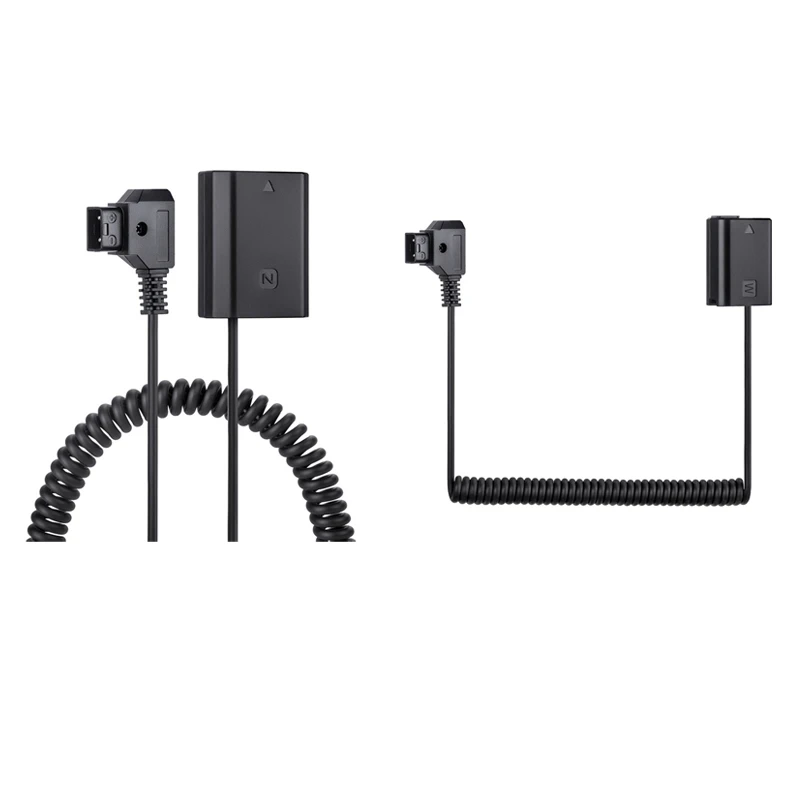 

NP-FZ100 Dummy Battery to D-Tap Connector Adapter for Sony A9 A7R3 A7M3 A7III A7R4 A6600 & NP-FW50 for Sony A7 A6500