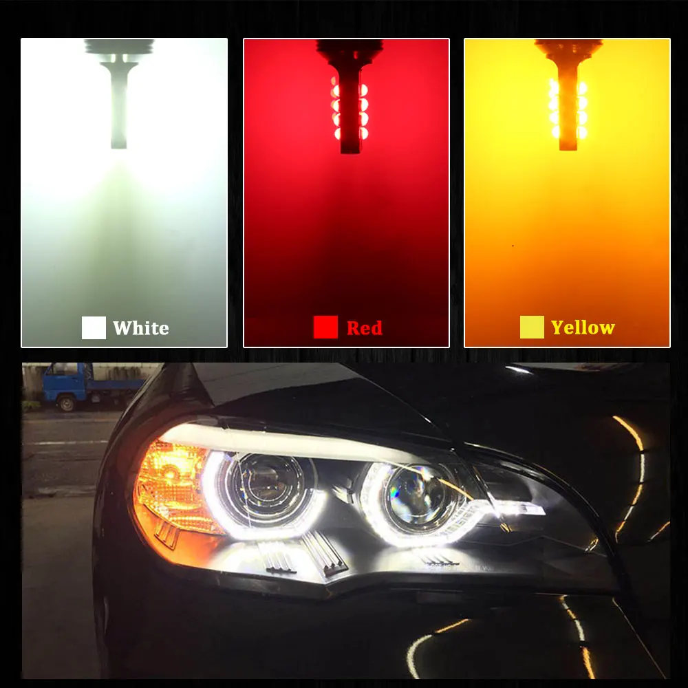 Лампа KAMMURI Canbus янтарная PY24W PSY24W светодиодная лампа SAMSUNG DRL для сигнала поворота Range