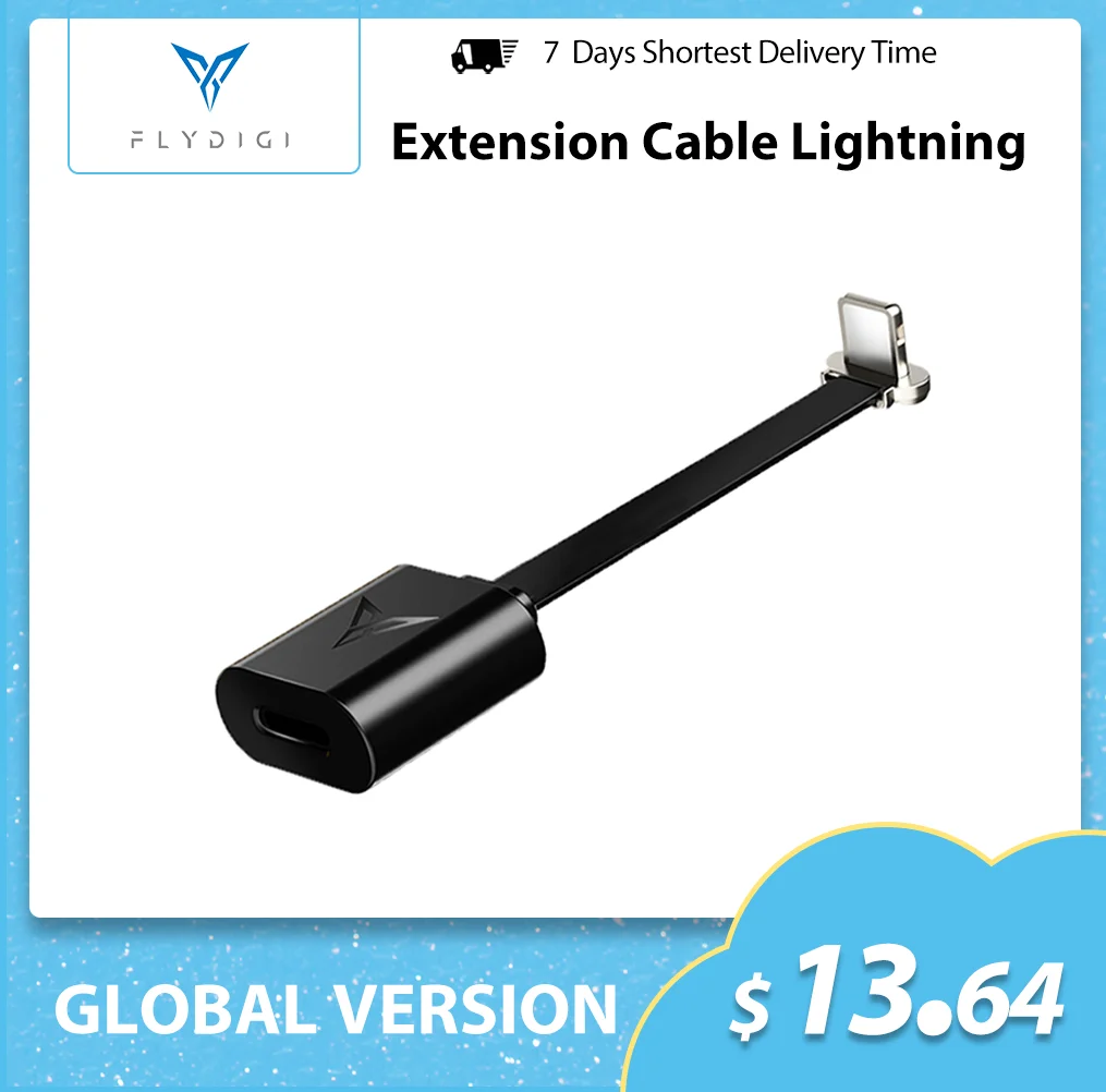 Контроллер геймпада Flydigi Wasp2/ pro раздвижной кабель питания Lightning для i Phone