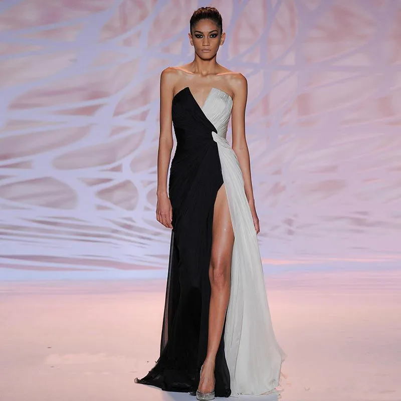 Черные деловые платья знаменитостей А силуэт с V образным вырезом пикантные