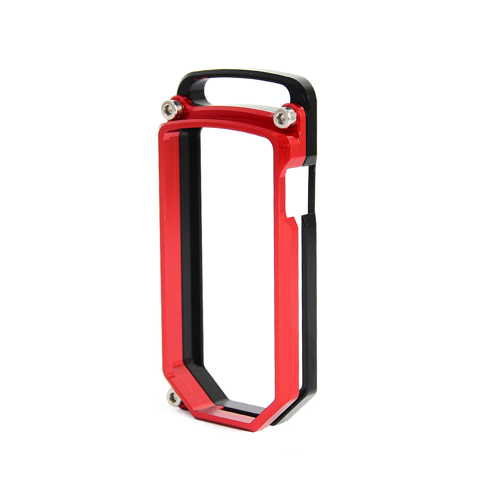 Чехол для ключей с ЧПУ SMART Key COVER для Ducati Diavel 2011- Multitrada 1200 Multitrada 1200 S 2010 - Цвет: RED AND BALCK