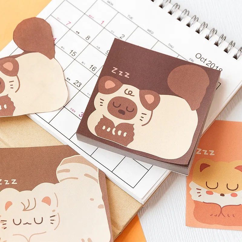 100 листов блокноты для записей с милыми животными собака лиса тигр|Блокноты| |