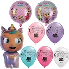 Новинка, воздушный шар из фольги в виде плача и младенцев, угловые куклы, латексные воздушные шары, Детские Волшебные слезы, принцесса на день рождения, украшение для вечеринки, детские игрушки для девочек