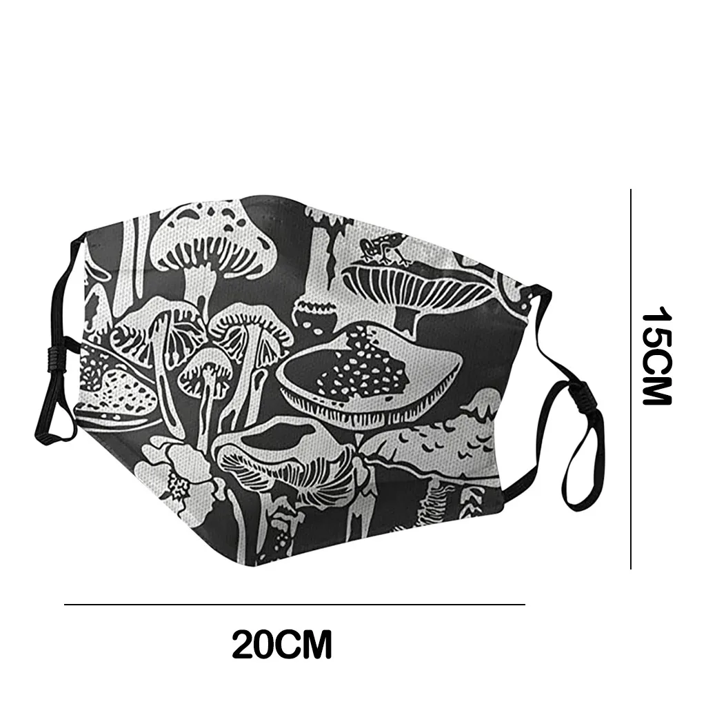 

1pc Adult Printed Mouth Masks For Protection Face Mask Unisex Washable Earloop Outdoor Masque M Mascarilla Facemask