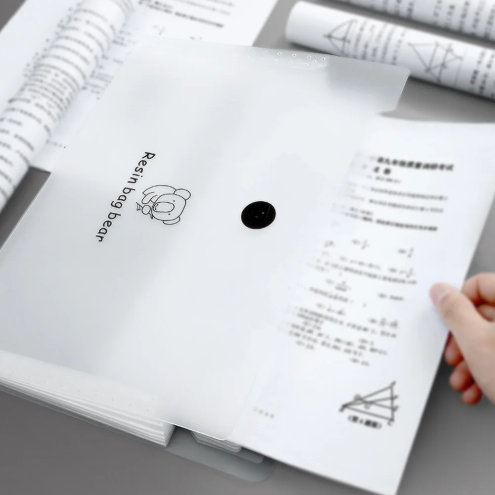 Переносная школьная папка для документов с буквами А4 многофункциональная